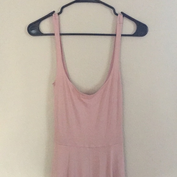 Reformation Rou Midi Dress in Blush - Picture 4 of 9